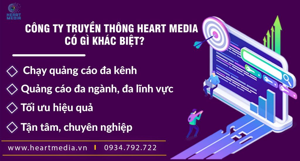 Đơn vị chạy quảng cáo Heart Media mang đến cho bạn những gì
