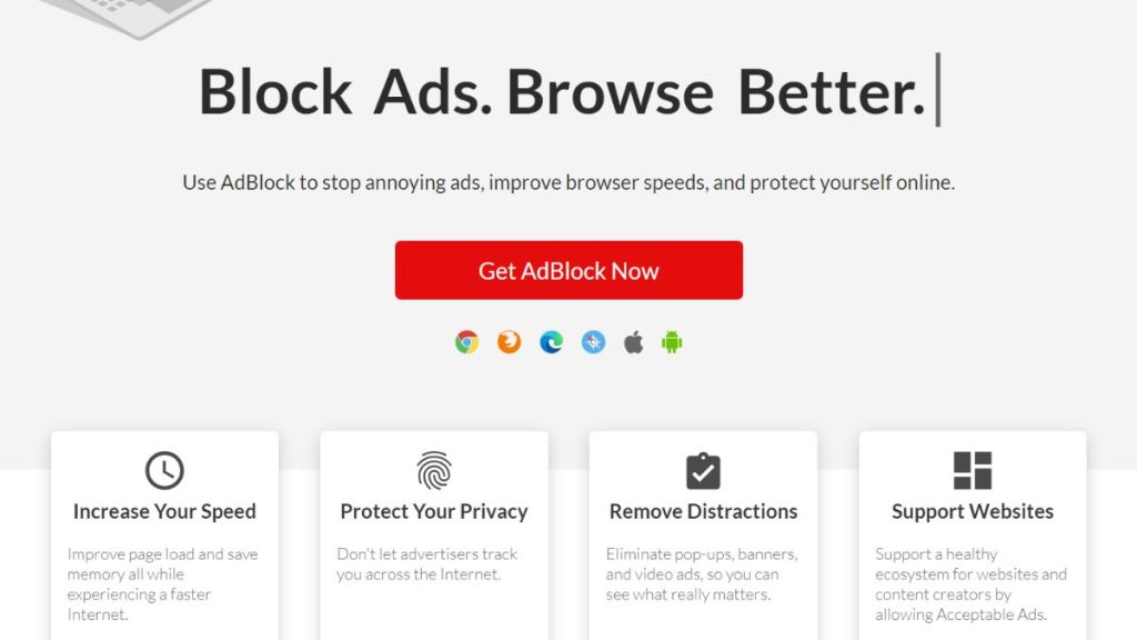Phần mềm Adblock giúp hạn chế các thông tin quảng cáo trên Facebook